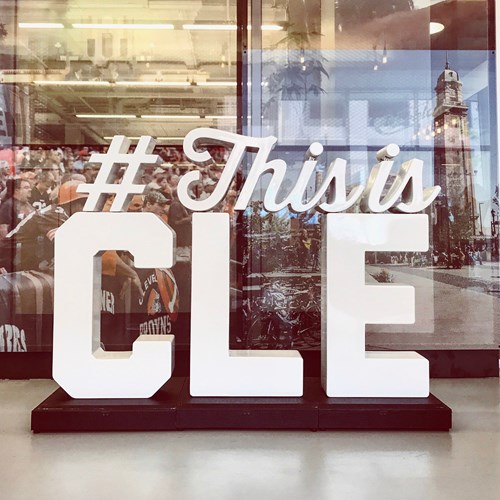 This is CLE Hashtag Campaign